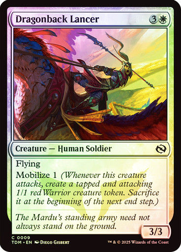 Dragonback Lancer (TDM) (9) / Foil