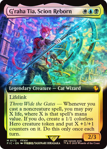 G'raha Tia, Scion Reborn (FIC) (172) / Extended Art / Foil