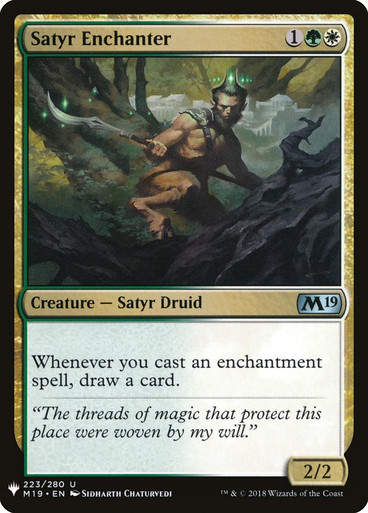 Satyr Enchanter (PLST) (M19-223)