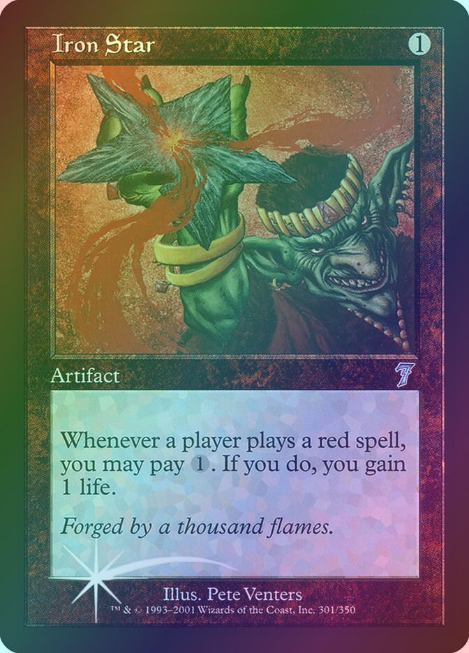 Iron Star (7ED) (301★) / Foil
