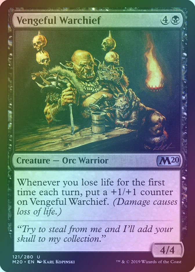 Vengeful Warchief (M20) (121) / Foil