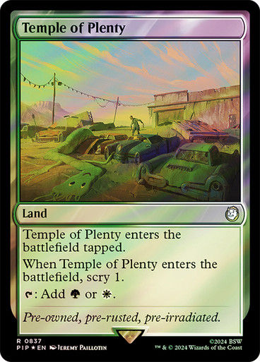 Temple of Plenty (pip) (837) / Surge Foil
