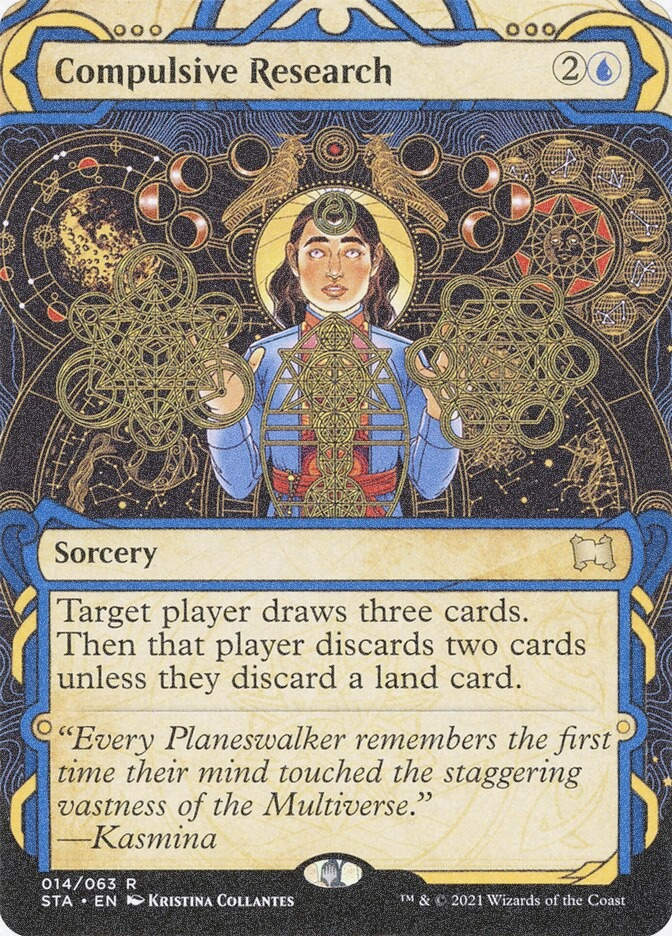 Compulsive Research (STA) (14) / Borderless / Showcase / Foil Etched