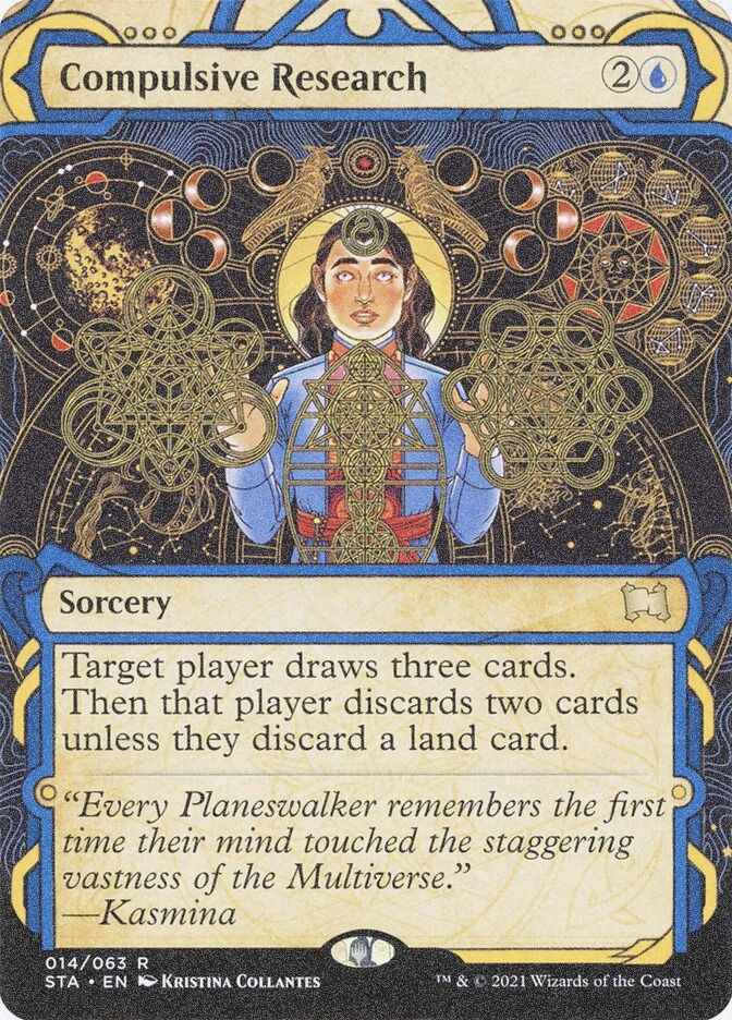 Compulsive Research (STA) (14) / Borderless / Showcase / Foil Etched
