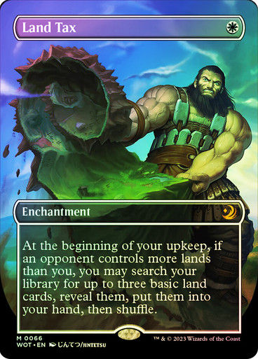 Land Tax (wot) / Anime Borderless Foil