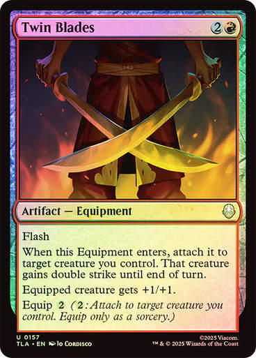 Twin Blades (TLA) (157) / Foil