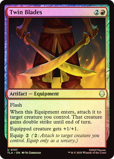 Twin Blades (TLA) (157) / Foil