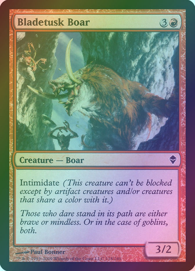 Bladetusk Boar (ZEN) (118) / Foil