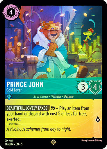 Prince John - Gold Lover (LOR_SHS) / Foil