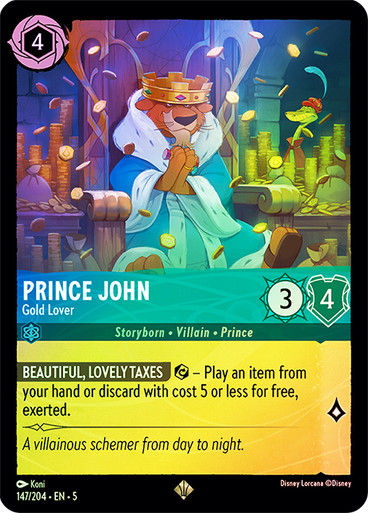 Prince John - Gold Lover (LOR_SHS) / Foil