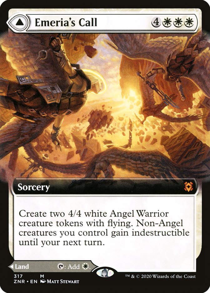 Emeria's Call // Emeria, Shattered Skyclave (ZNR) (317) / Extended Art