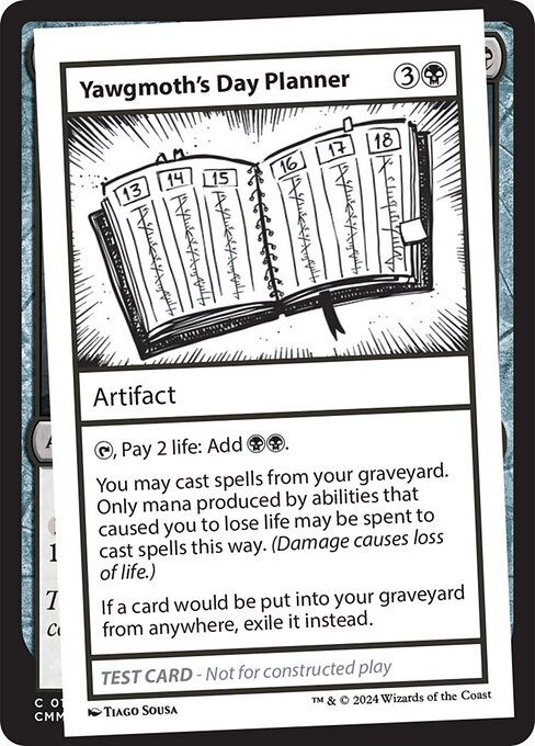 Yawgmoth's Day Planner (MB2) (319)