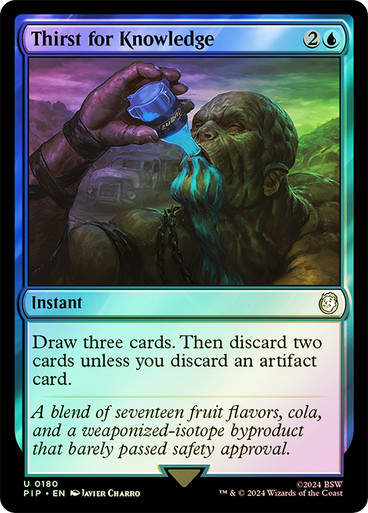 Thirst for Knowledge (pip) (180) / Foil