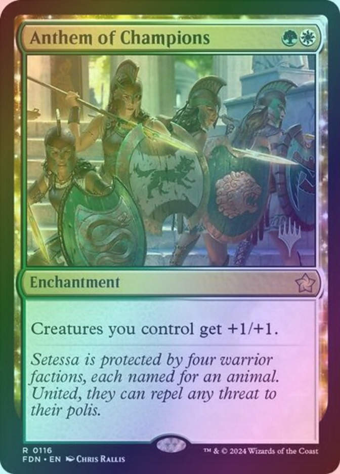 Anthem of Champions (PFDN) (116p) / Foil