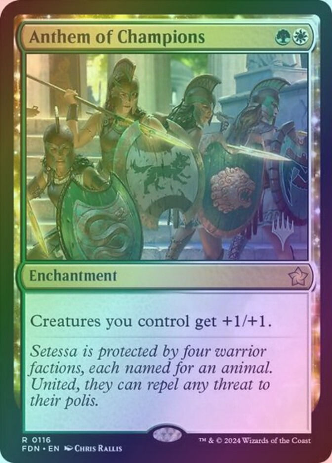 Anthem of Champions (PFDN) (116p) / Foil
