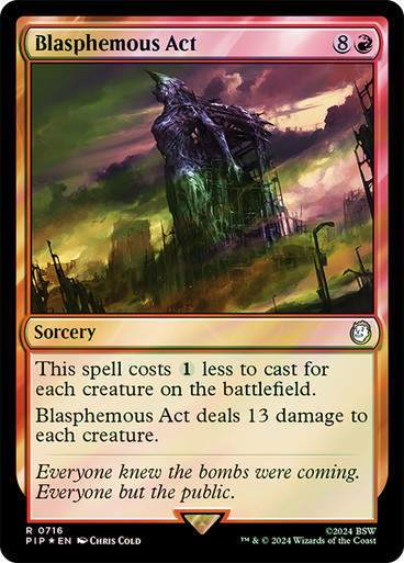 Blasphemous Act (pip) (716) / Surge Foil