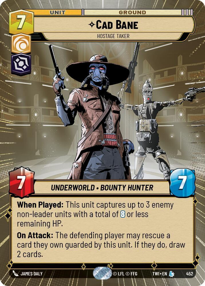 Cad Bane - Hostage Taker (Hyperspace) (TWI) (452) / Foil