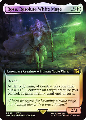 Rosa, Resolute White Mage (FIN) (431) / Extended Art / Foil