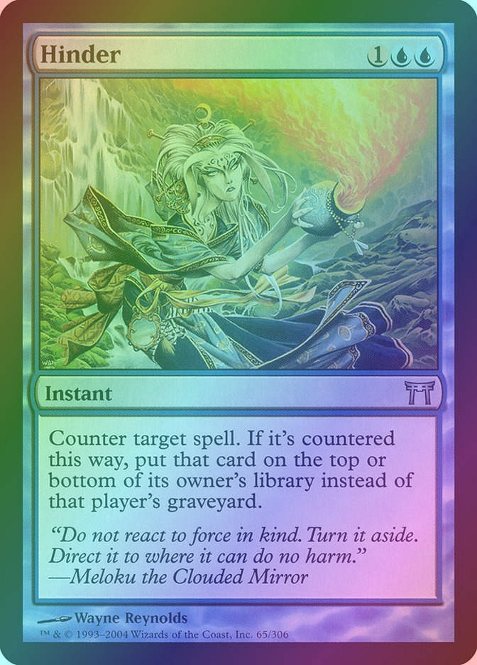 Hinder (CHK) (65) / Foil
