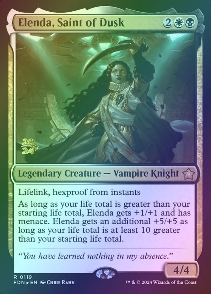 Elenda, Saint of Dusk (PFDN) (119s) / Foil
