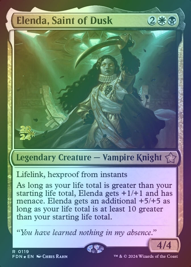 Elenda, Saint of Dusk (PFDN) (119s) / Foil