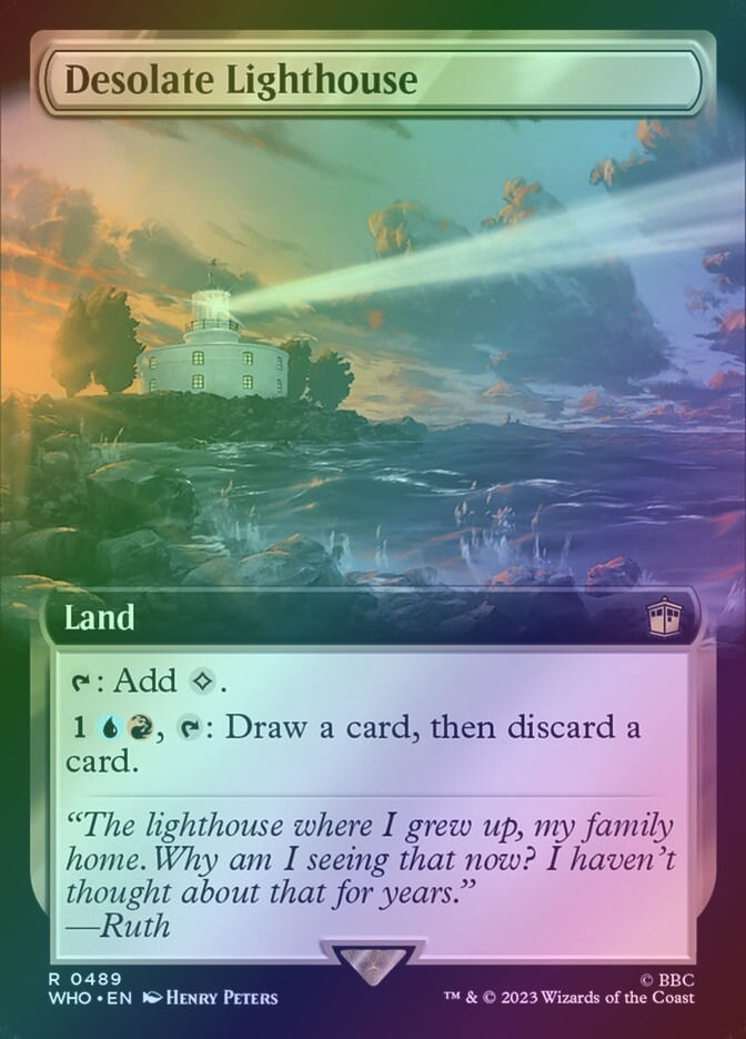 Desolate Lighthouse (WHO) (489) / Extended Art / Foil
