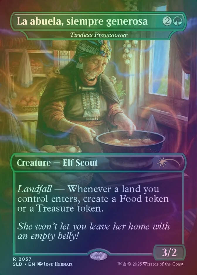 Tireless Provisioner (SLD) (2057) / Borderless / Foil
