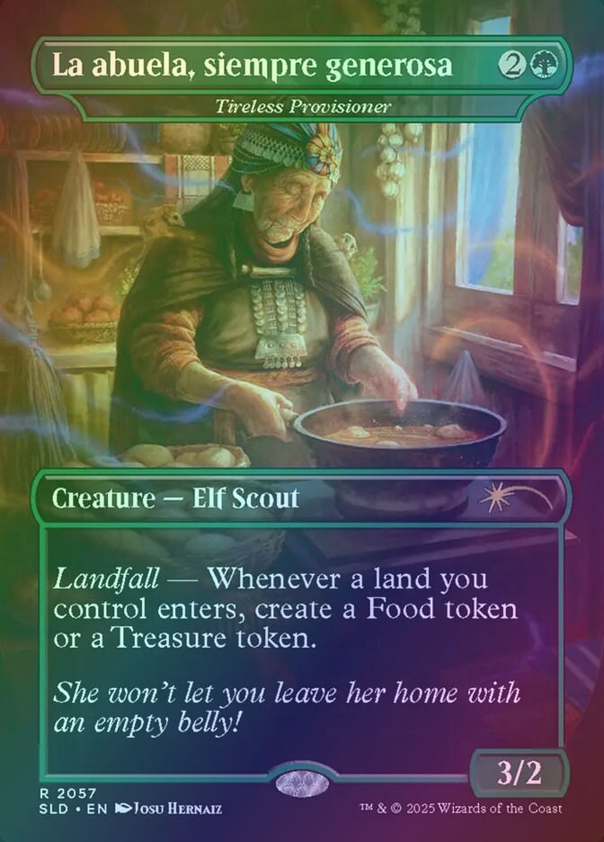 Tireless Provisioner (SLD) (2057) / Borderless / Foil