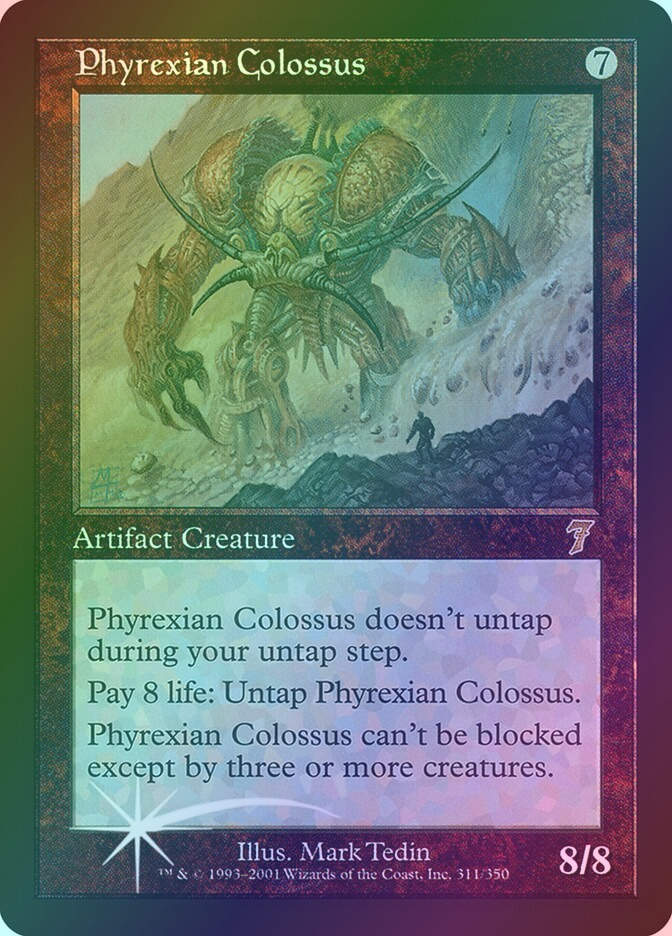 Phyrexian Colossus (7ED) (311★) / Foil