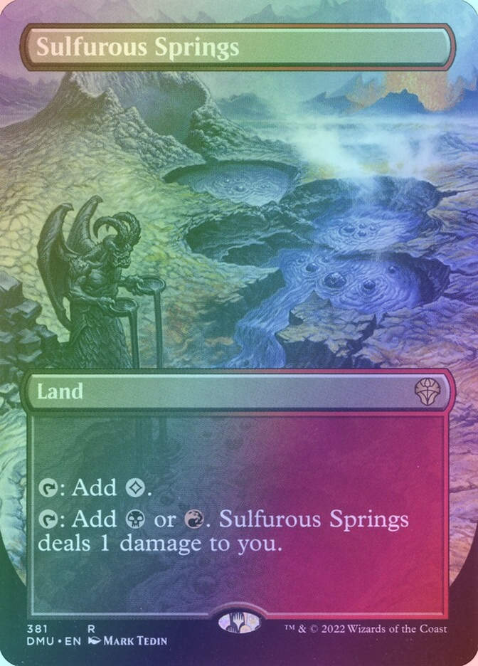 Sulfurous Springs (DMU) (381) / Borderless / Foil