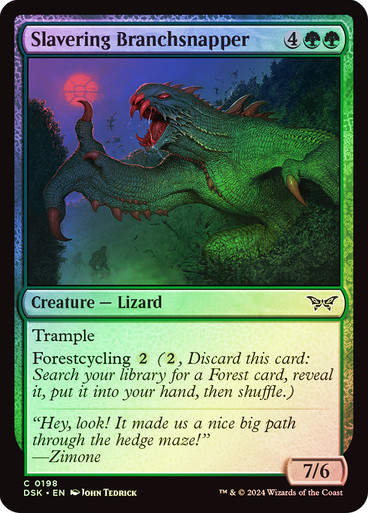 Slavering Branchsnapper (DSK) (198) / Foil