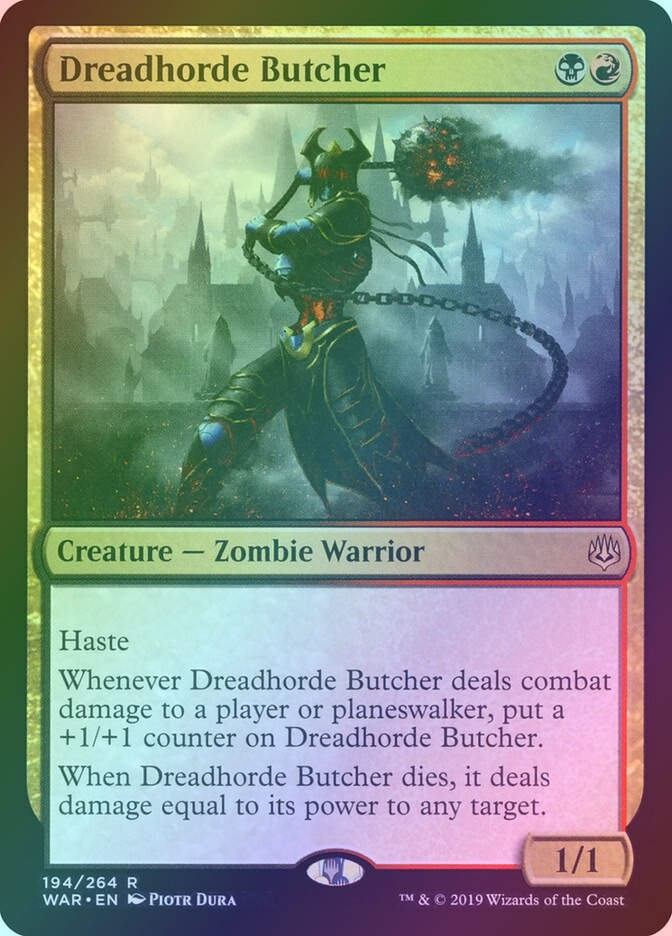 Dreadhorde Butcher (WAR) (194) / Foil