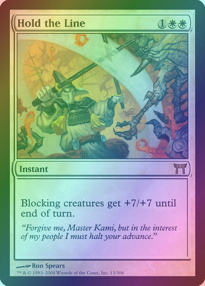 Hold the Line (CHK) (13) / Foil