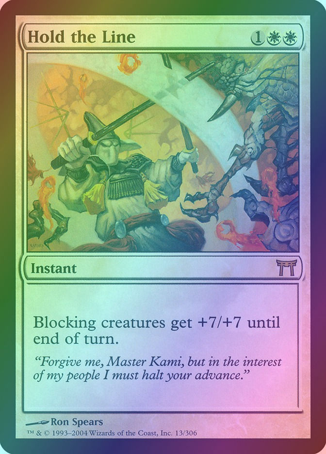 Hold the Line (CHK) (13) / Foil