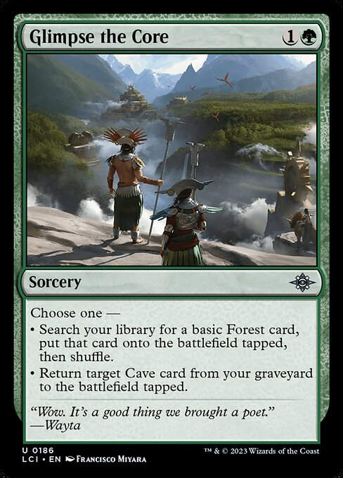 Glimpse the Core (lci)