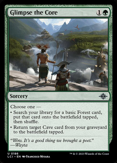 Glimpse the Core (lci)