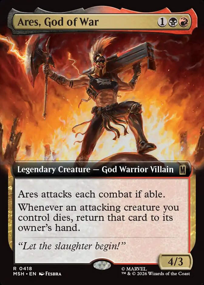 Ares, God of War (MSH) (418) / Extended Art