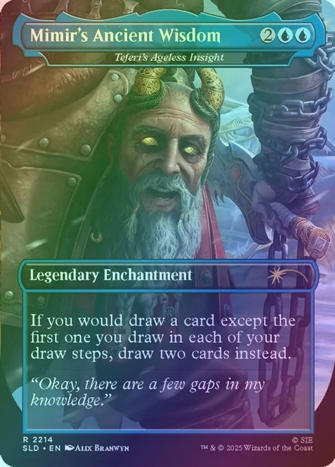 Teferi's Ageless Insight // Teferi's Ageless Insight (SLD) (2214) / Foil — cara 2 de 2