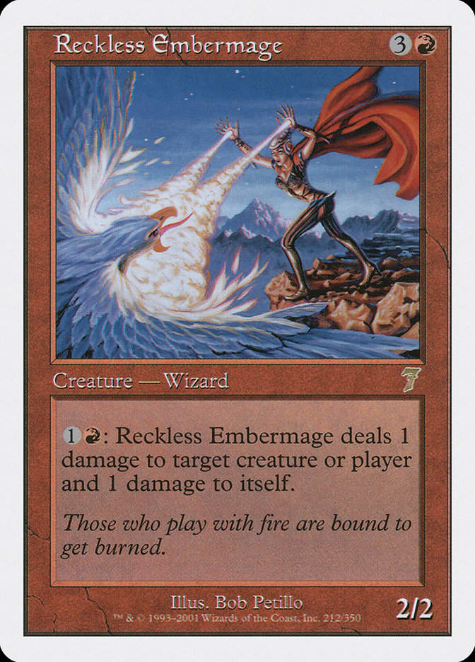 Reckless Embermage (7ED) (212)