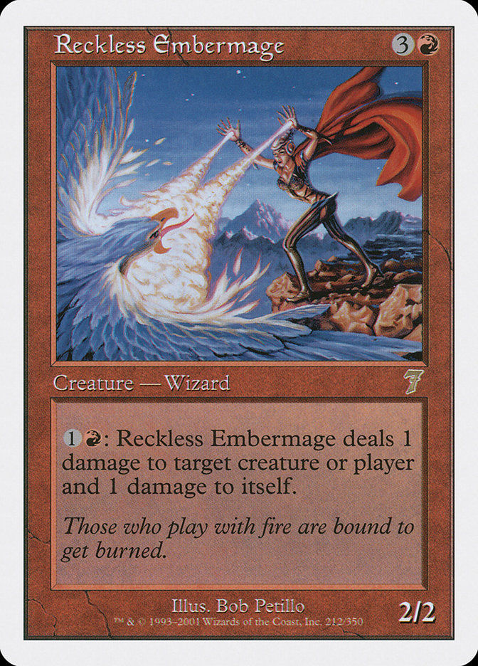 Reckless Embermage (7ED) (212)
