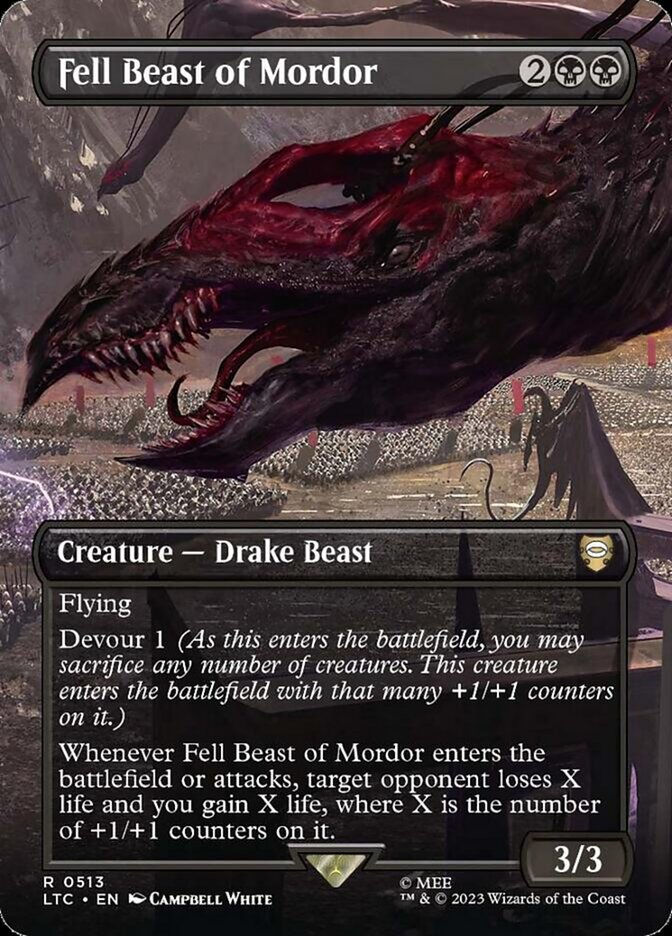 Fell Beast of Mordor (LTC) (513) / Borderless