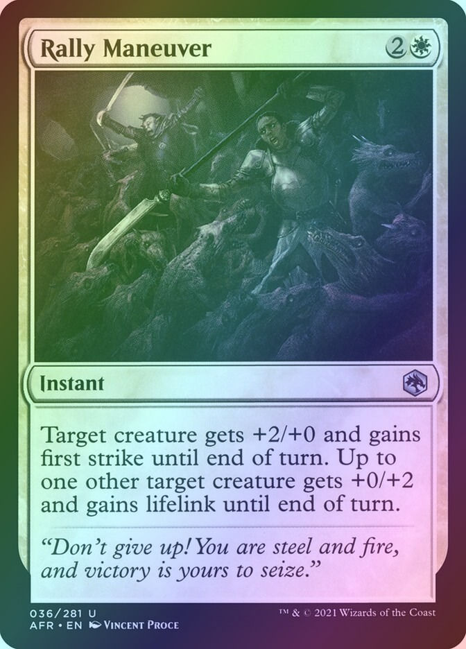 Rally Maneuver (AFR) (36) / Foil