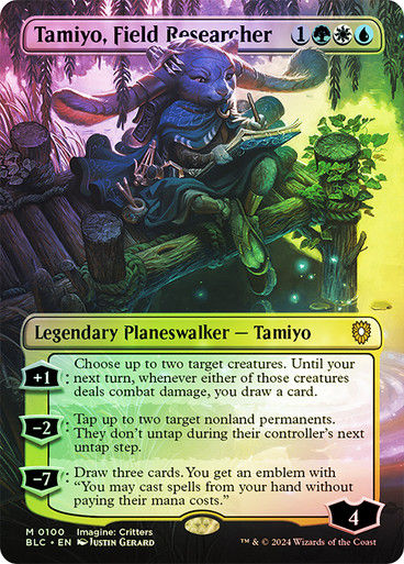 Tamiyo, Field Researcher (blc) (100) / Borderless Foil