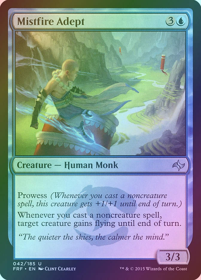 Mistfire Adept (FRF) (42) / Foil