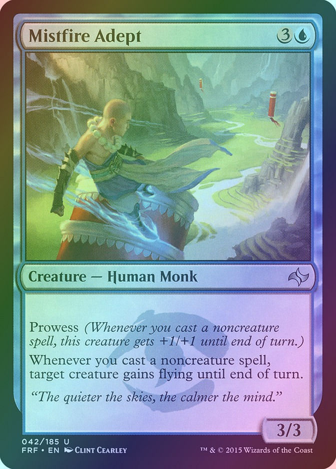 Mistfire Adept (FRF) (42) / Foil