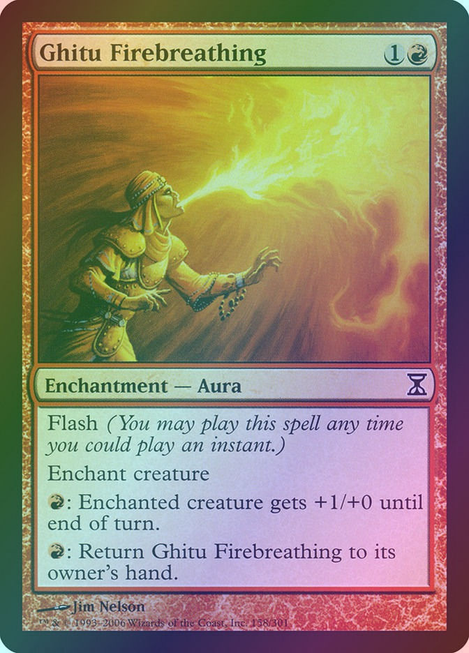 Ghitu Firebreathing (TSP) (158) / Foil