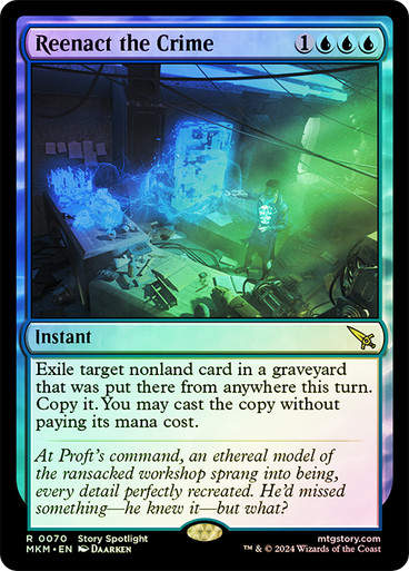 Reenact the Crime (mkm) (70) / Foil