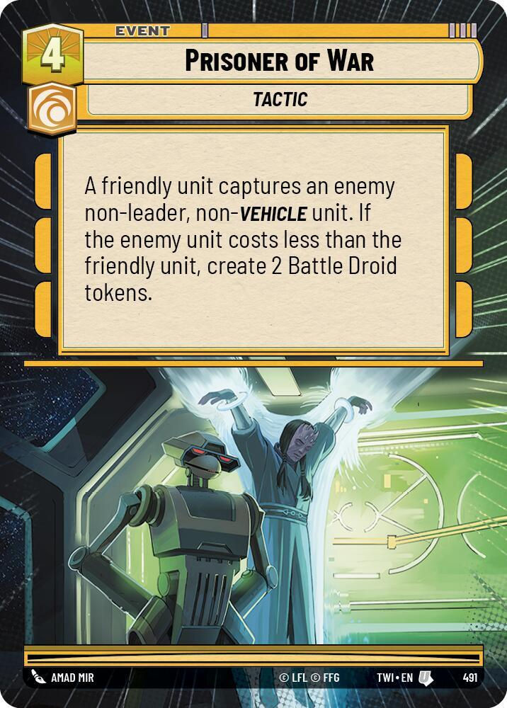 Prisoner of War (Hyperspace) (TWI) (491) / Foil