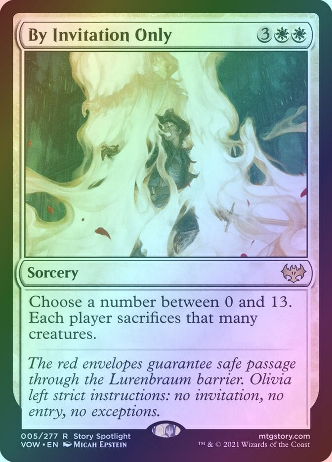 By Invitation Only (VOW) (5) / Foil