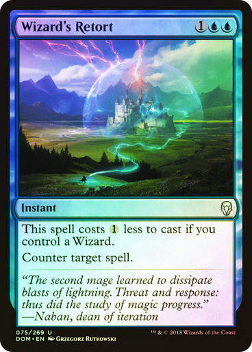 Wizard's Retort (DOM) (75) / Foil
